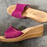 PRESTIGE Cork Wedge Sandals Size 5! Image 5