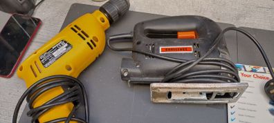 Drill and jigsaw