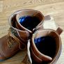 Men's Brown Leather Side-Zip Boots Image 3