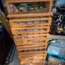 Beautiful Rare Old MEZ Progress Advertising Cabinet with Numbered Drawers 1 to 10 with Contents Image 6