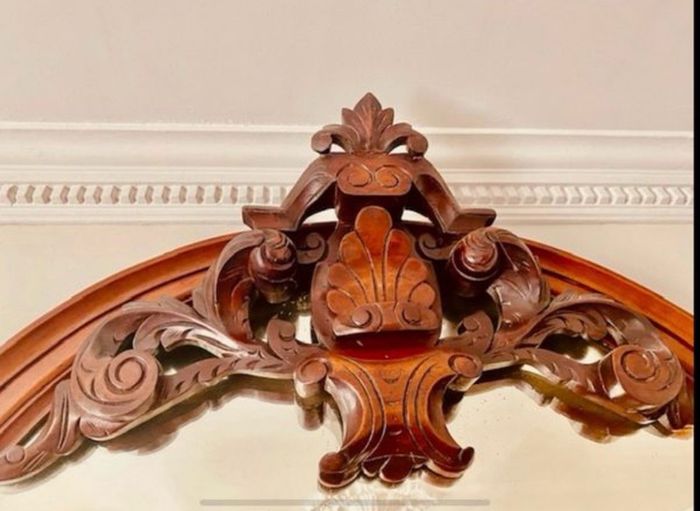 Late victorian irish flame mahogany