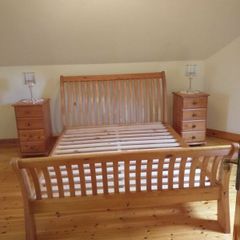 king sleigh bed frame