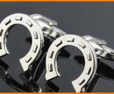 The Horse Shoe- Links For Men, Free Post