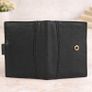 Genuine Leather Card Holder Wallet for Men & Women Slim Card Case with Snap Closure Compact Minimalist Wallet Image 6