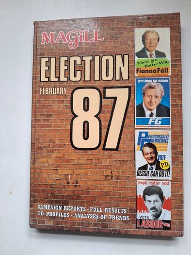 Vintage Irish Politics In Ireland In The 80's Magill Election February  1987 Annual Campaign  , Full Results  Td's  Profiles