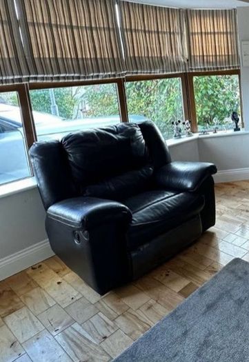 Brown Leather Recliner