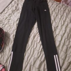 black adidas workout leggings