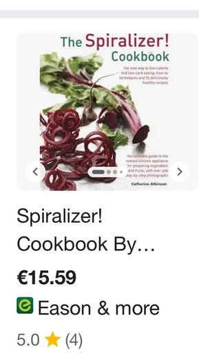 Cookbook The Spiralizer Cookbook