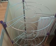 chrome pot stand