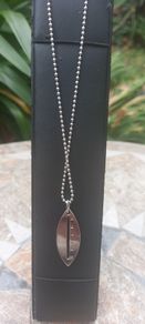 Vintage Sisley 925 Sterling Silver Surfboard Pendant with Ball Chain