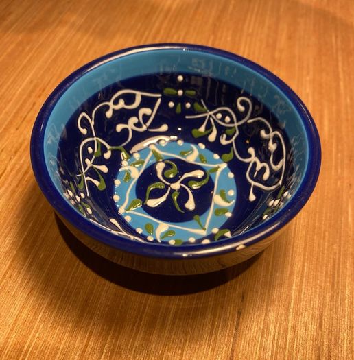 Hand painted dipping bowls