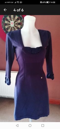 beautiful new designer Karen Millen purple dress