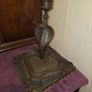 Antique Indian Enameled King Cobra and Lizards Candle Holder Image 8