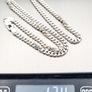 Signed 925 Silver Curb Link Chain Image 8