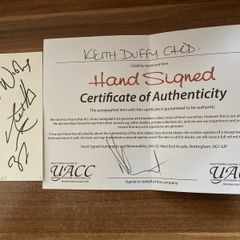 Keith Duffy Signature