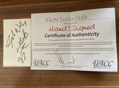 Keith Duffy Signature