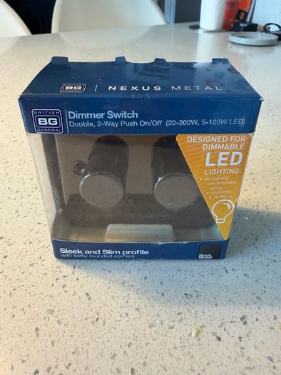 Nexus metal dimmer switch