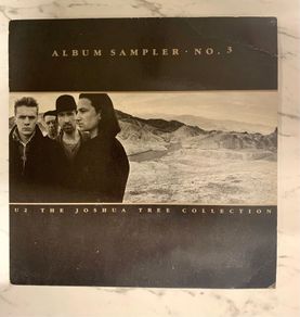 U2  Very Rare - 1987 The Joshua Tree Album Sampler 3 UK 7" vinyl  Promo Copy