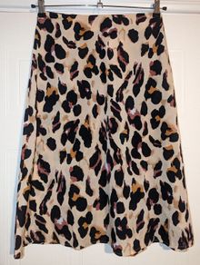 Perfect for Summer. beautiful leopard print, bias cut, midi skirt from Boohoo