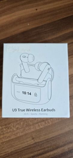Thunelec U9 Earbuds, Bluetooth 5.4 with Touchscreen, In-Ear with Noise-Canceling Mic, 48-Hour Playtime, Deep Bass, Dark Gray
