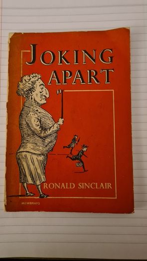 Joking Apart. By Ronald Sinclair. Paperback In Good Condition. 32.