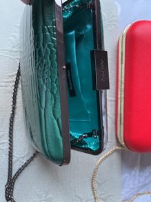 Bags- Shoulder or clutch bags- both by Olga Berg