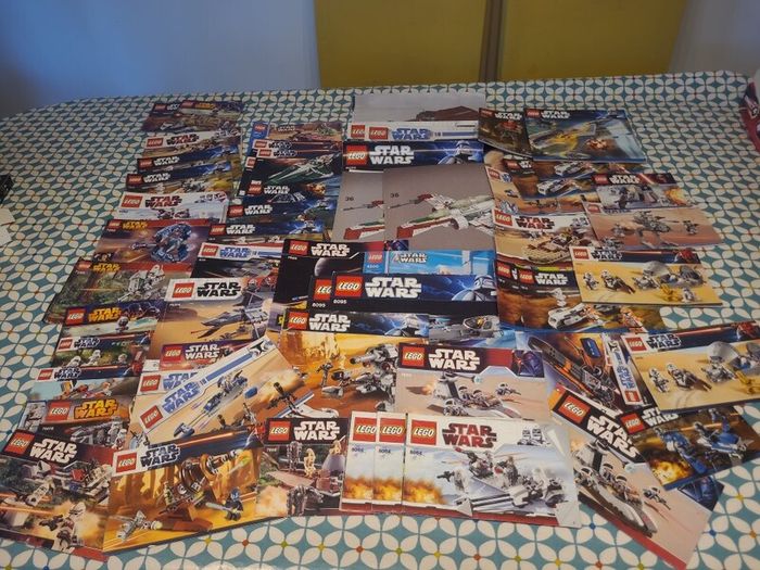Star Wars Lego  -  instruction books only x 65