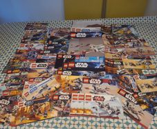 Star Wars Lego  -  instruction books only x 65