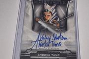 2019 Star Wars Masterwork 3 card auto
