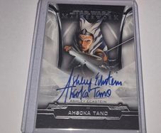 2019 Star Wars Masterwork 3 card auto