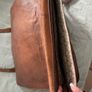 Real Leather Messenger Bag Vintage Brown Laptop Shoulder Bag Image 3