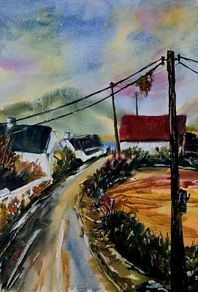 Connemara home watercolour
