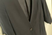 zara black blazer xs