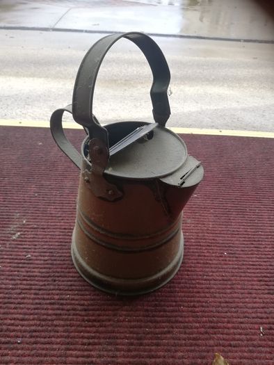 antique copper churn