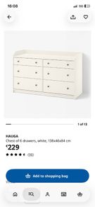 IKEA hauga drawers