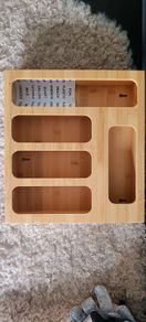 Drawer organiser with labels