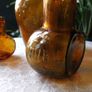 Set of 3 Antique Amber Glass Bottles - OXO 16oz & Bovril 2oz & 1/2oz. c.1900-1930. Excellent Antique Condition Image 3