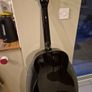 Black Classical Acoustic Guitar Image 6