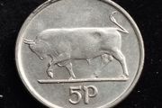 Ireland - 1995 - ERROR - 5 Pence  - Bull - High Grade - KM.22 - [2025]