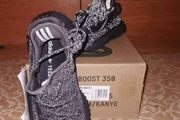 Full Black reflective Yeezys