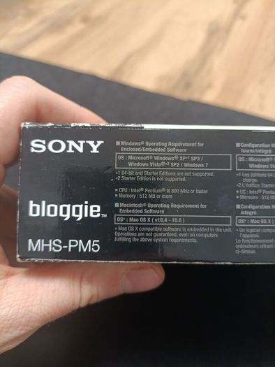 Sony Bloggie MHS-PM5K Camera. 360degree Video