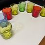 Set of colourful glass Image 2