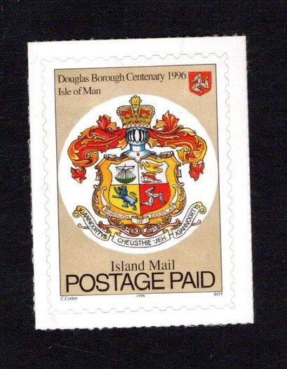 1996 Isle of Man Centenary of Douglas Borough Commemorative Stamp Mint Never Hinged (MNH)