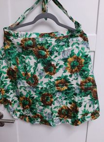 Vintage Irish floral apron