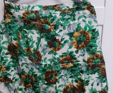 Vintage Irish floral apron
