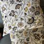 Vintage  ikea discontinued ALVINE LOV Pair of Embroidered large feather cushions. Hardly used. Image 2