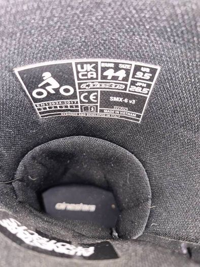 motorcross boots and road bike boots