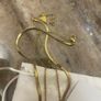 Women gold pleated Guess Necklace Image 3