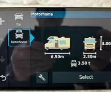 Garmin 780 for camper/motorhome