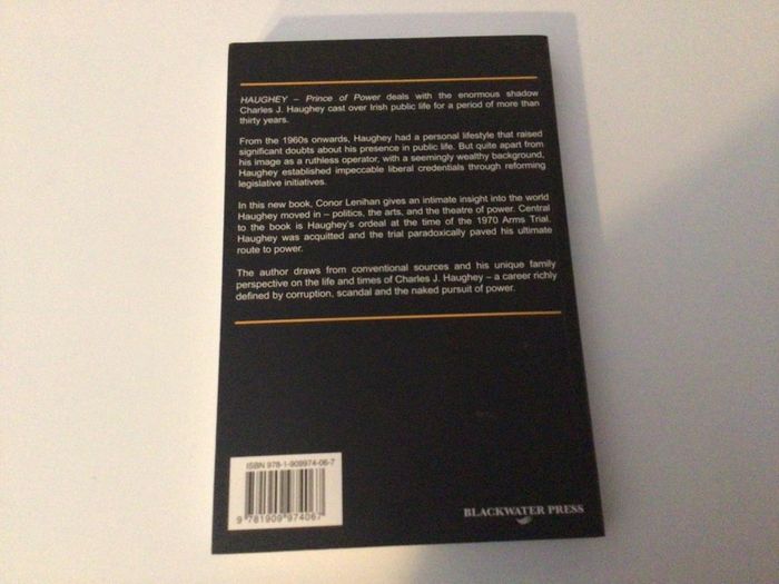Haughey Prince of Power by Conor Lenihan